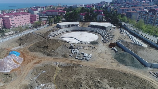 Trabzon’da Millet Bahçesi’nin inşaatı sürüyor! İşte son durum 8