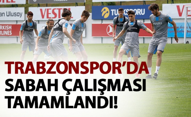 Trabzonspor sabah antrenmanını tamamladı 1