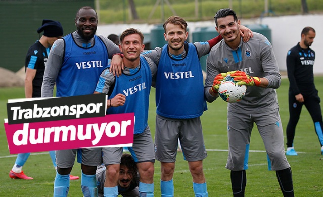 Trabzonspor'da sabah idmanı tamam 1