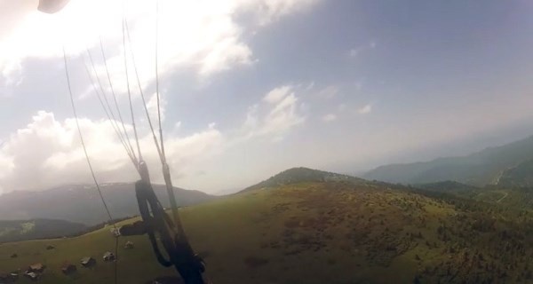 Trabzon'da paraşütle 45 km uçtu 8