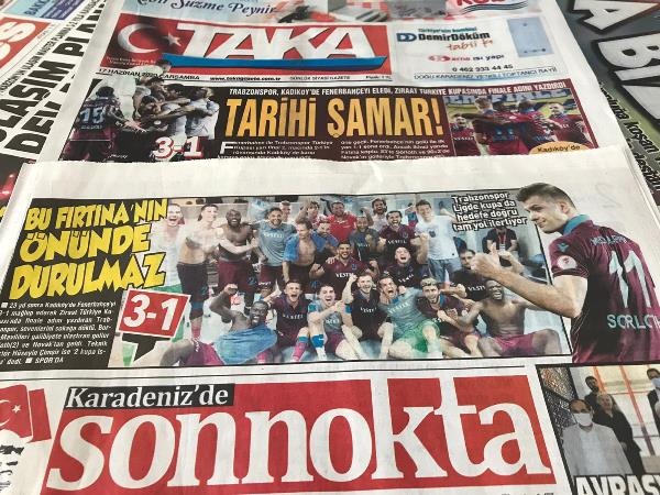 Trabzon yerel basınında Fenerbahçe galibiyetinin yankıları 4