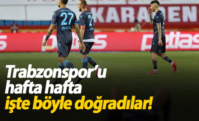 Trabzonspor'u hafta hafta böyle katlettiler 1