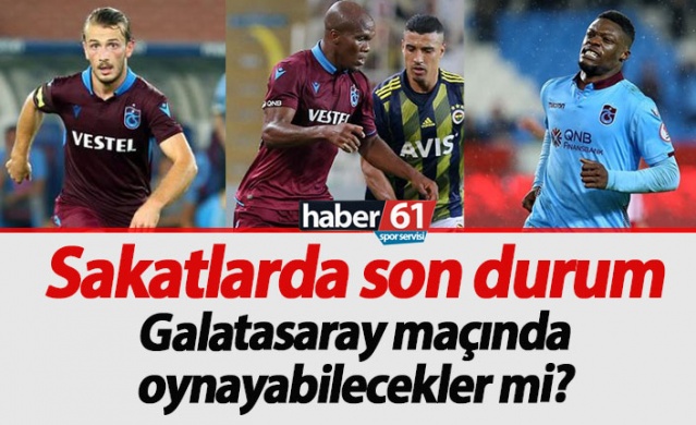 Trabzonspor'un sakatlarında son durum 1