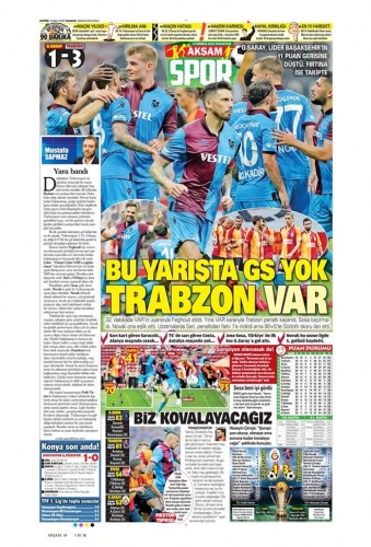Trabzon Basınından galibiyet manşetleri 8