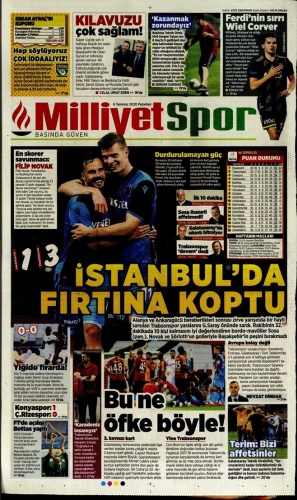 Trabzon Basınından galibiyet manşetleri 10