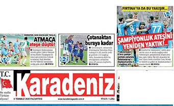 Trabzon Basınından galibiyet manşetleri 4