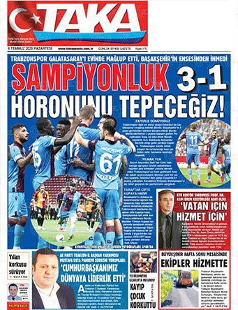 Trabzon Basınından galibiyet manşetleri 3