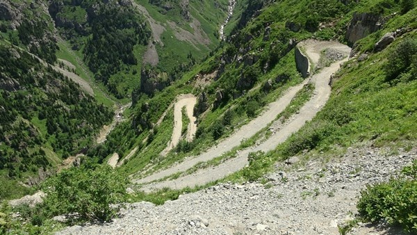 Trabzon'daki dünyanın en tehlikeli yolu ulaşıma açılmayı bekliyor 6