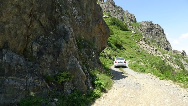 Trabzon'daki dünyanın en tehlikeli yolu ulaşıma açılmayı bekliyor 7