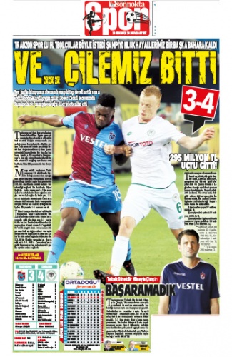 Trabzon Gazeteleri'nde hayal kırıklığı hakim: Rezalet! 7