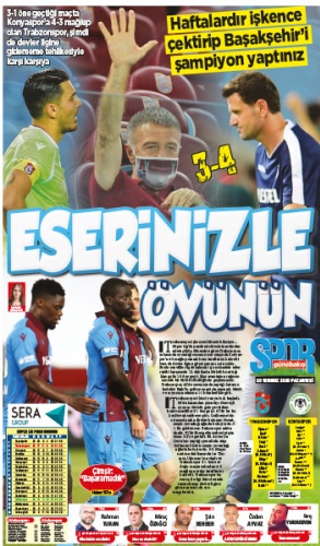 Trabzon Gazeteleri'nde hayal kırıklığı hakim: Rezalet! 5