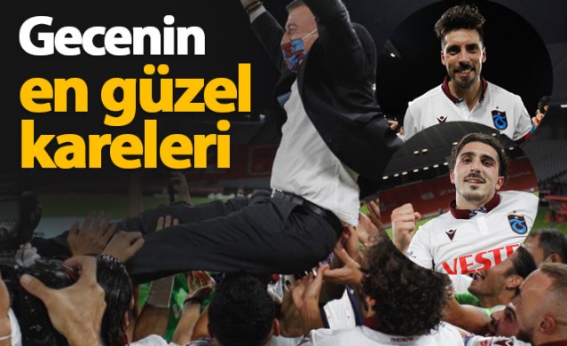 Trabzonspor'un Kupa Zaferi zafer gecesinden kareler 1