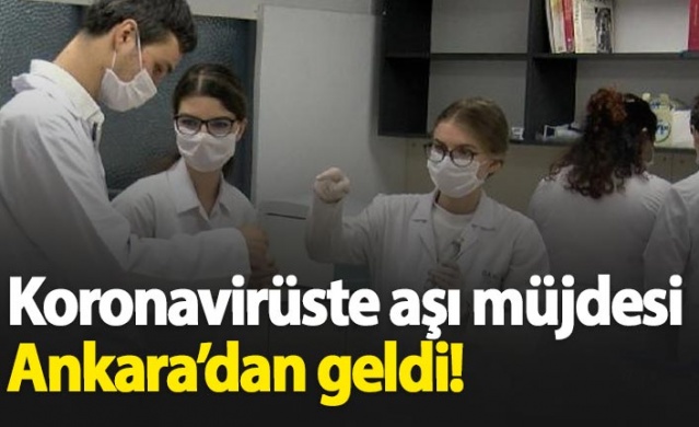 Koronavirüs aşı müjdesi Ankara'dan geldi! 1