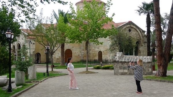 Trabzon Ayasofya Camii'ne ziyaretçi akını 5