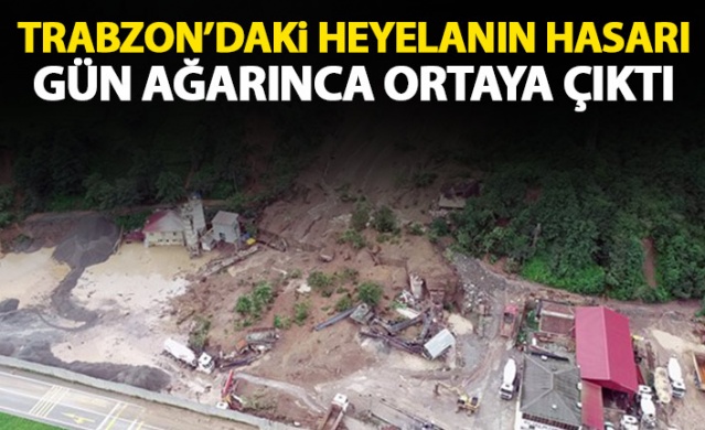 Trabzon'daki heyelanın hasarı gün ağırınca ortaya çıktı 1
