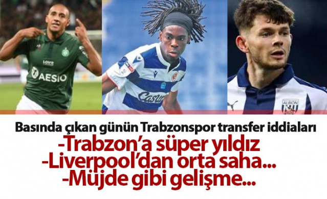Trabzonspor transfer haberleri - 20.08.2020 1