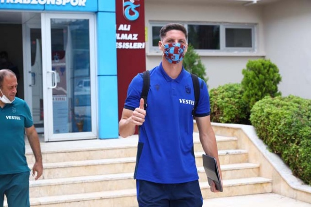 Trabzonspor'a Samsun'da coşkulu karşılama 5