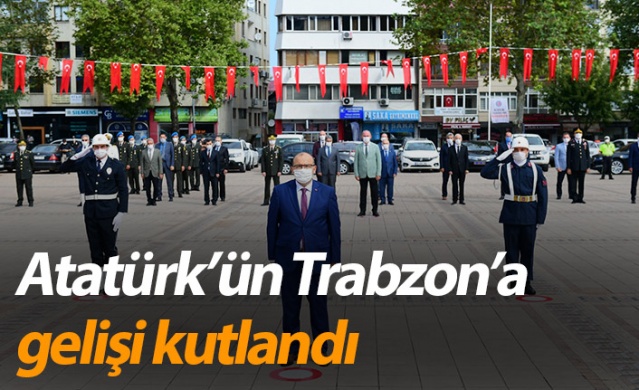 Atatürk'ün Trabzon'a gelişi kutlandı 1