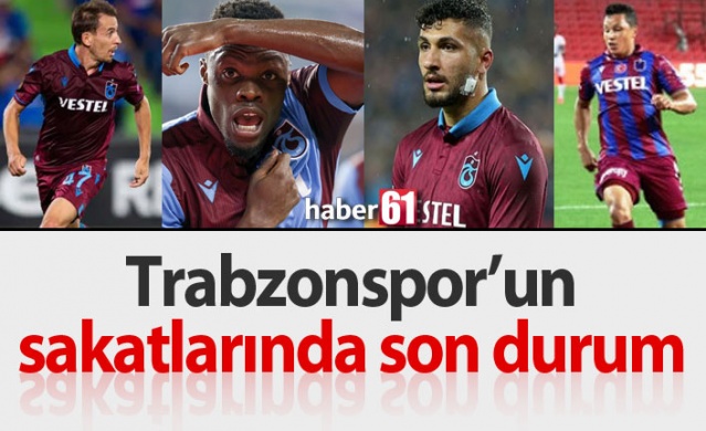 Trabzonspor'un sakatlarında son durum 1