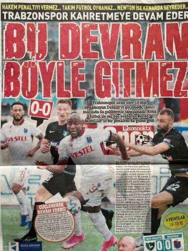 Trabzon gazetelerinden Trabzonspor manşetleri! "Ya sabır" 4
