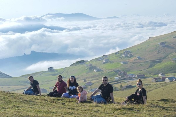 Trabzon'da Bulutların üzerindeki yayla, ziyaretçilerini cezbediyor 5