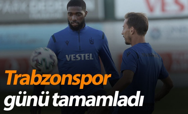 Trabzonspor Başakşehir maçı hazırlıklarını sürdürüyor. 8 Ekim 2020 1