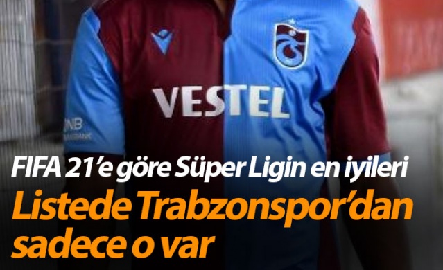 Fifa 21'e göre Süper Lig'in en iyileri! Trabzonspor'dan sadece o var 1