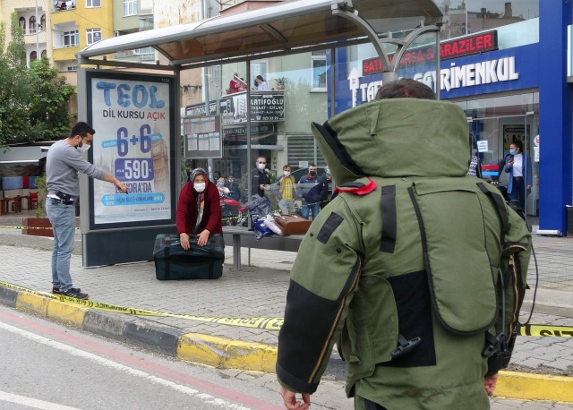 Trabzon'da şüpheli valiz polisi harekete geçirdi 3