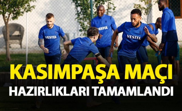 Trabzonspor Kasımpaşa hazırlıklarını tamamladı 1