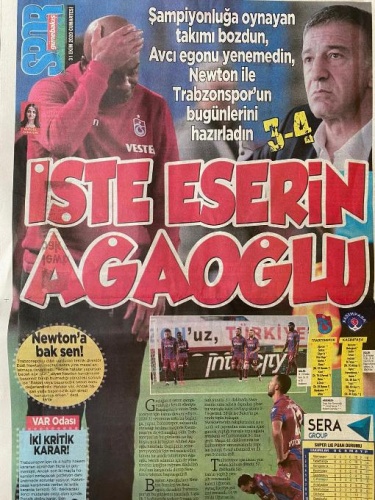 Kasımpaşa hezimeti sonrası Trabzonspor yönetimine gazetelerden büyük tepki 2