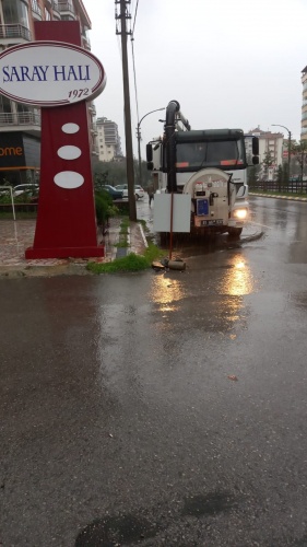 Trabzon'da yağmur mesaisi 4
