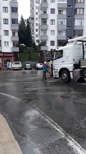 Trabzon'da yağmur mesaisi 5