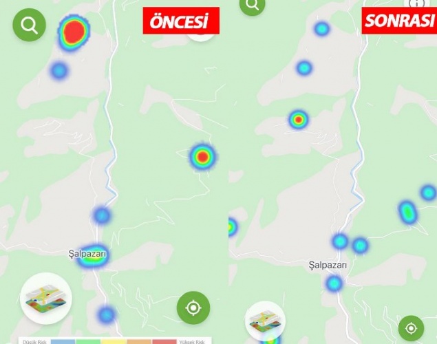 Trabzon’da koronavirüste son durum! Harita her şeyi anlatıyor 24
