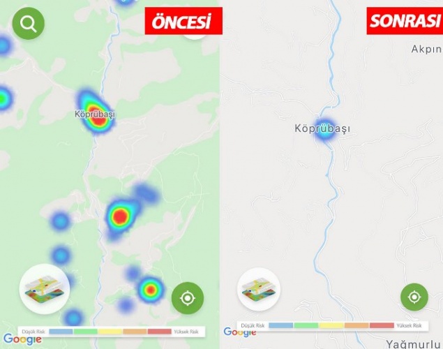 Trabzon’da koronavirüste son durum! Harita her şeyi anlatıyor 20