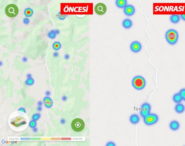 Trabzon’da koronavirüste son durum! Harita her şeyi anlatıyor 25