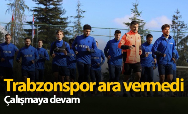 Trabzonspor ara vermeden çalışmalara başladı 1