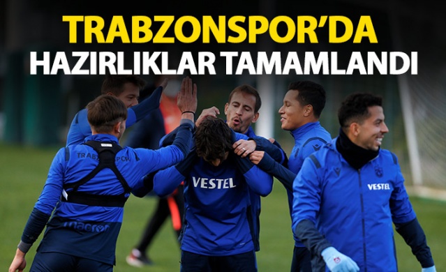 Trabzonspor'da Ankaragücü hazırlıkları tamamlandı 1