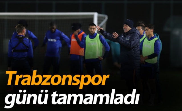 Trabzonspor Sivasspor hazırlıklarını sürdürüyor. 1 Aralık 2020 1
