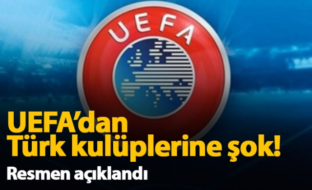 UEFA'dan Türk kulüplerine şok 1