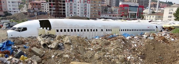 Trabzon'da pistten çıkan uçak için karar aşamasına gelindi 5