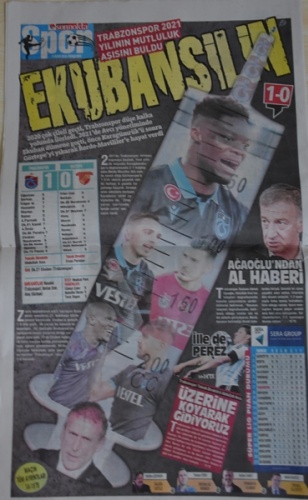 Trabzon basınının galibiyet manşetleri! "Ekuban'dan sevgilerle..." 4