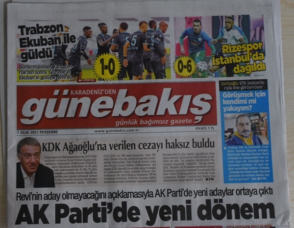 Trabzon basınının galibiyet manşetleri! "Ekuban'dan sevgilerle..." 5
