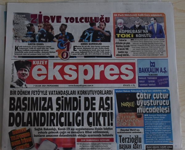 Trabzon basınının galibiyet manşetleri! "Ekuban'dan sevgilerle..." 9