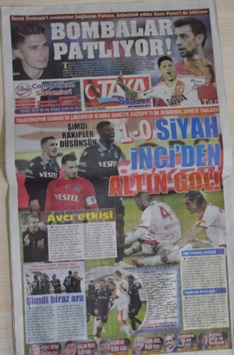 Trabzon basınının galibiyet manşetleri! "Ekuban'dan sevgilerle..." 8