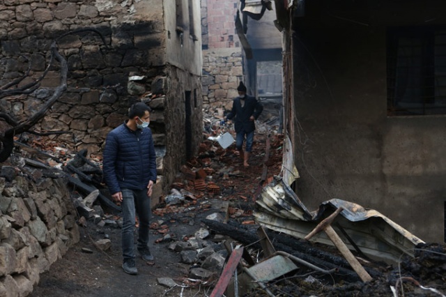 Araklı'da 7 ev yanmıştı, bölgede son durum 18