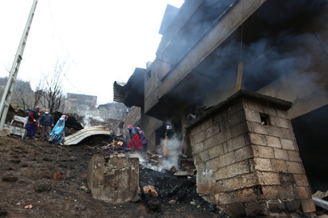 Araklı'da 7 ev yanmıştı, bölgede son durum 8