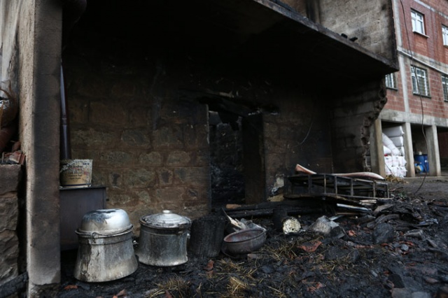 Araklı'da 7 ev yanmıştı, bölgede son durum 11