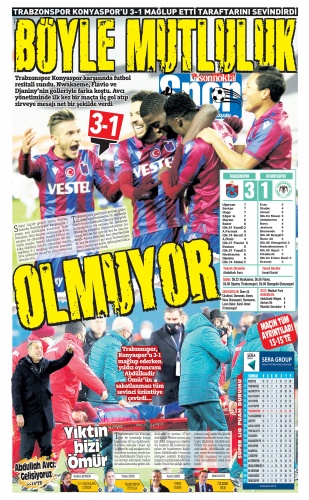 Trabzon Gazetelerinde buruk sevinç 6