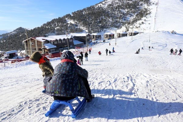Zigana kayak merkezinde tatil bereketi. 23 Ocak 2021 5