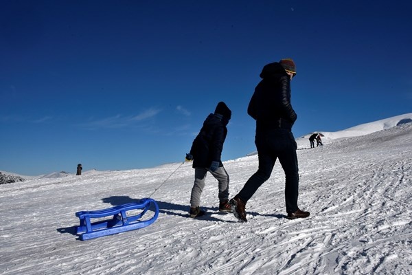 Zigana kayak merkezinde tatil bereketi. 23 Ocak 2021 6